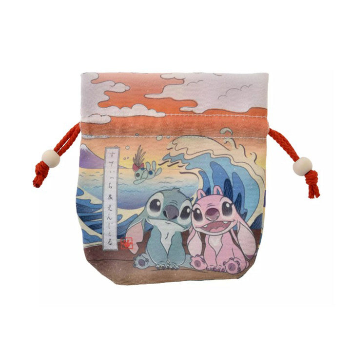 Disney Stitch, Angel, Scrump Drawstring Bag Japan Original thumbnail 2