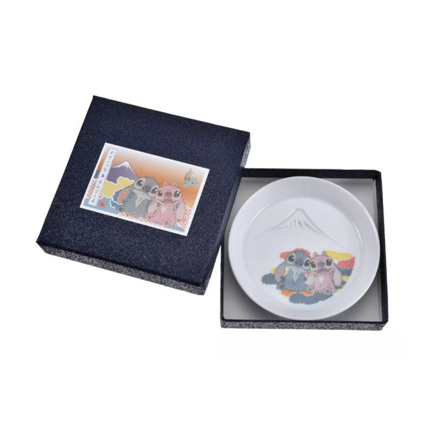 Disney Stitch & Angel Soy Sauce Dish Japan Original