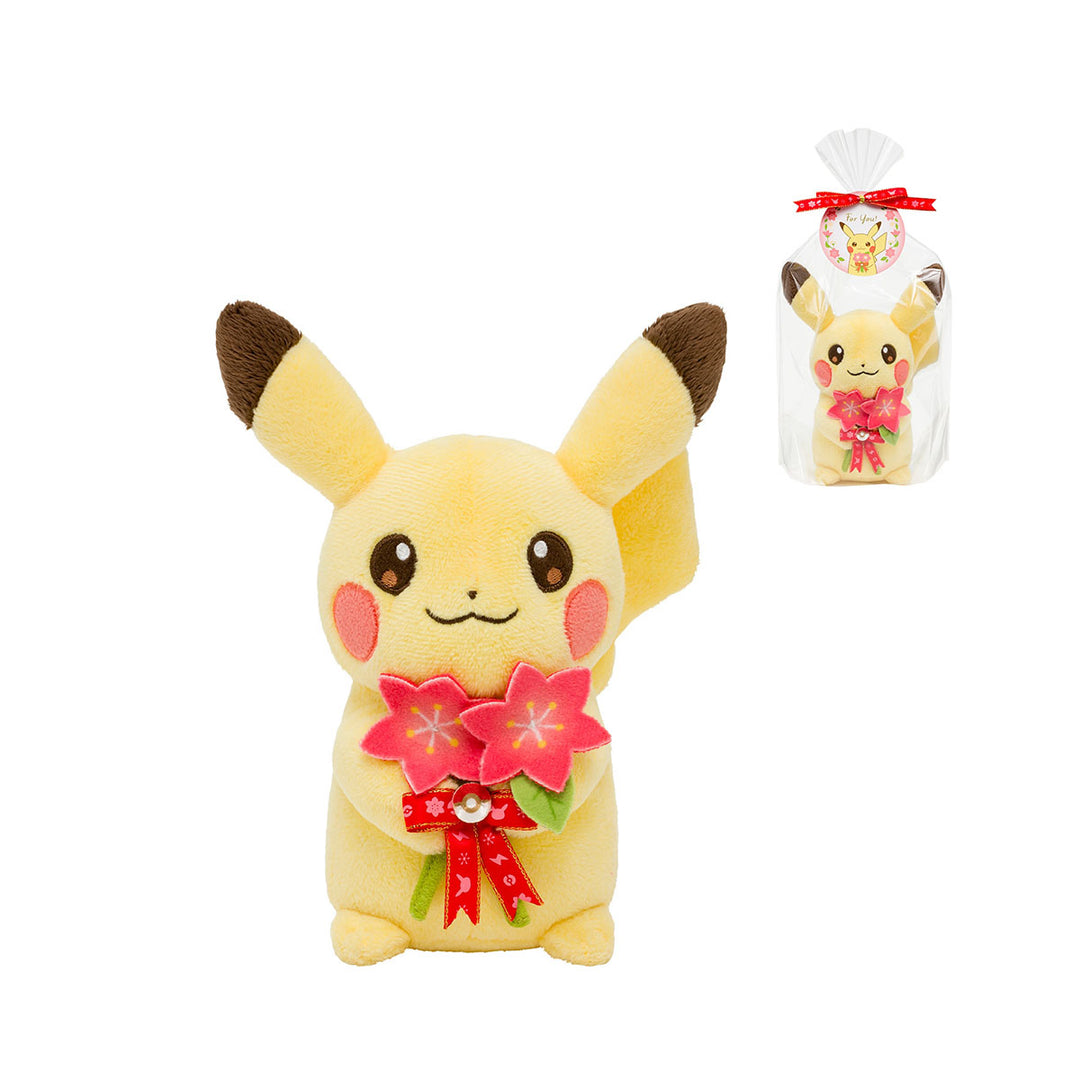 Pokemon Pikachu and Gracidea's Flower Plushie Medium