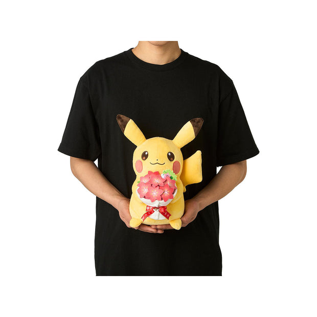 Pokemon Pikachu and Gracidea's Flower Plushie Large