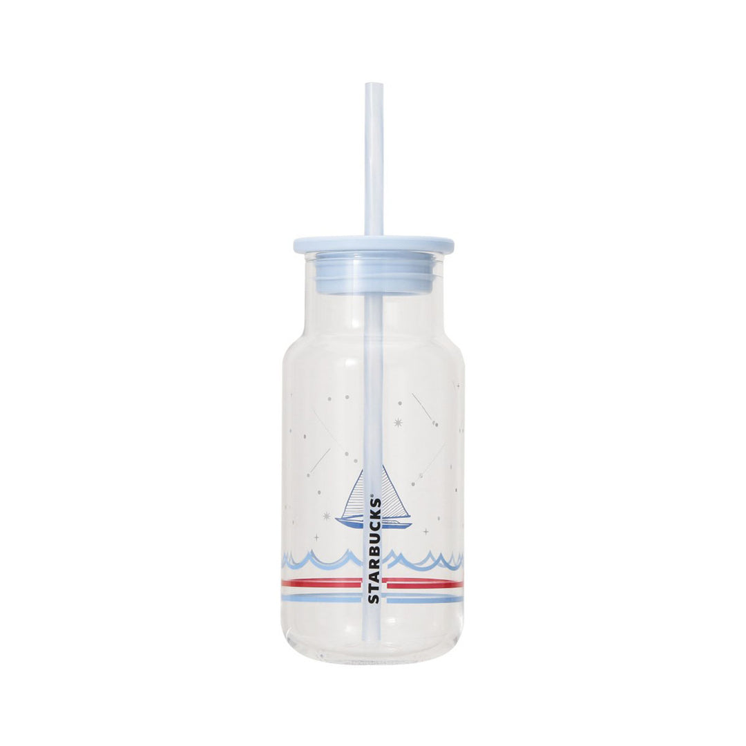 Starbucks Marine Collection 2025 Glass Tumbler with Straw