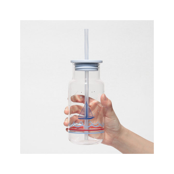 Starbucks Marine Collection 2025 Glass Tumbler with Straw thumbnail 5