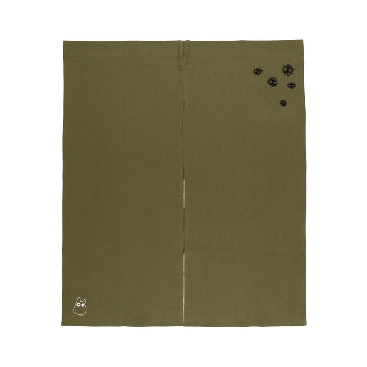 Ghibli My Neighbor Totoro Embroidered Curtain Kurosuke: Green thumbnail 1