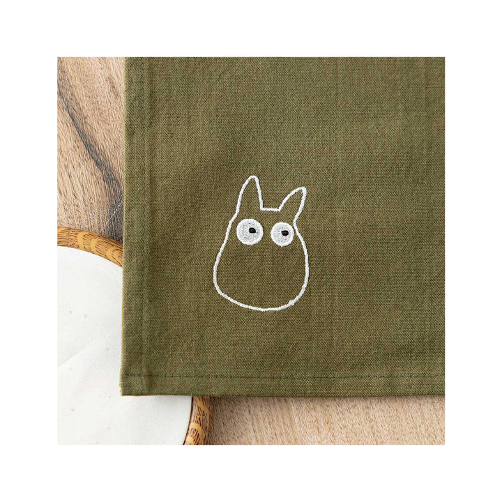 Ghibli My Neighbor Totoro Embroidered Curtain Kurosuke: Green thumbnail 6