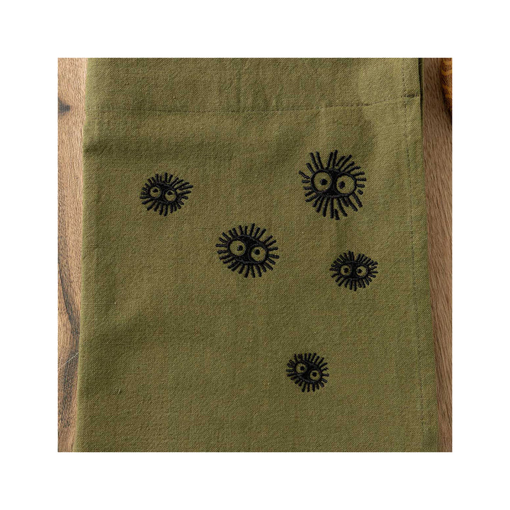 Ghibli My Neighbor Totoro Embroidered Curtain Kurosuke: Green thumbnail 5