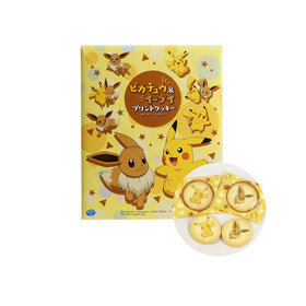 Pokemon Pikachu & Eevee Print Cookies