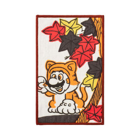 Nintendo Super Mario Autumn Leaves Hanafuda Mini Towel: Mario