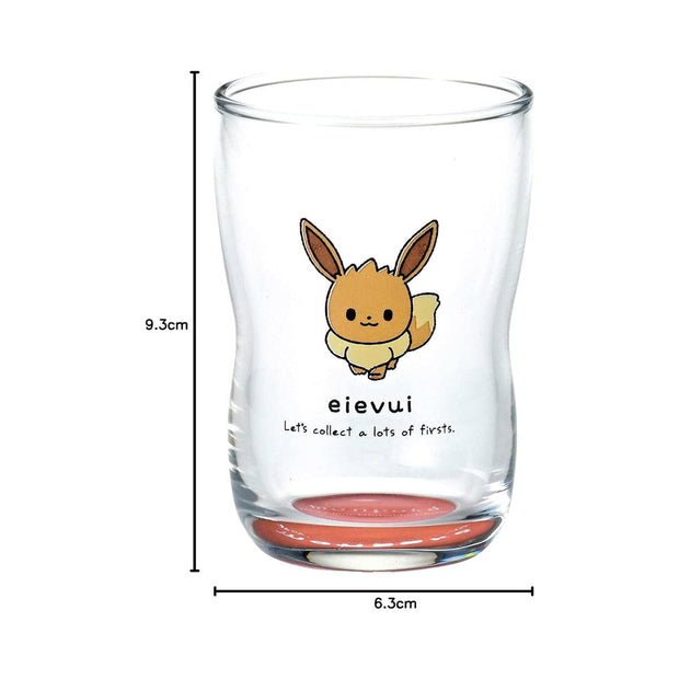 Pokemon Kaneshotouki Monpoke Glass Tumbler: Eevee