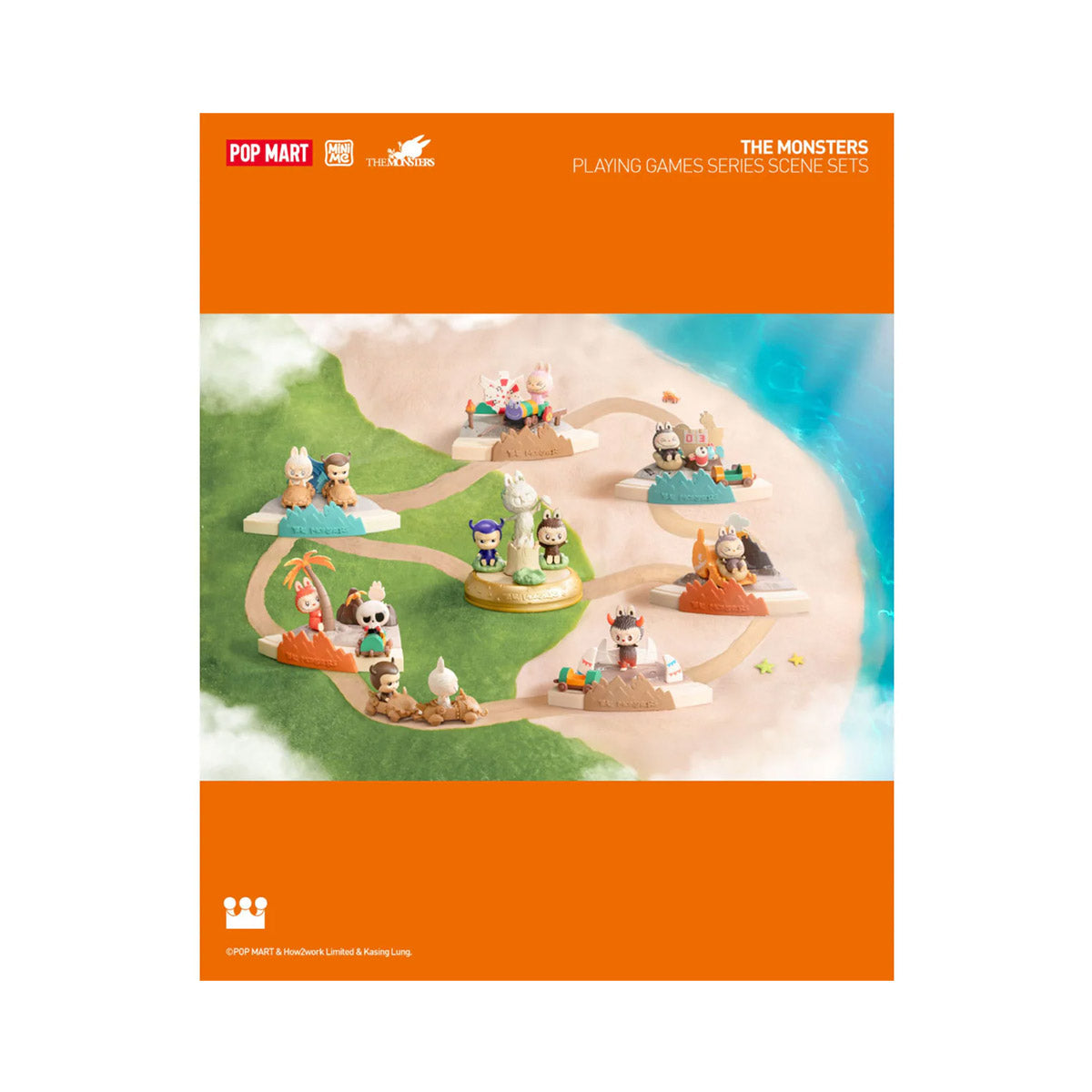 Pop Mart The Monsters Playing Games Series Scene Sets