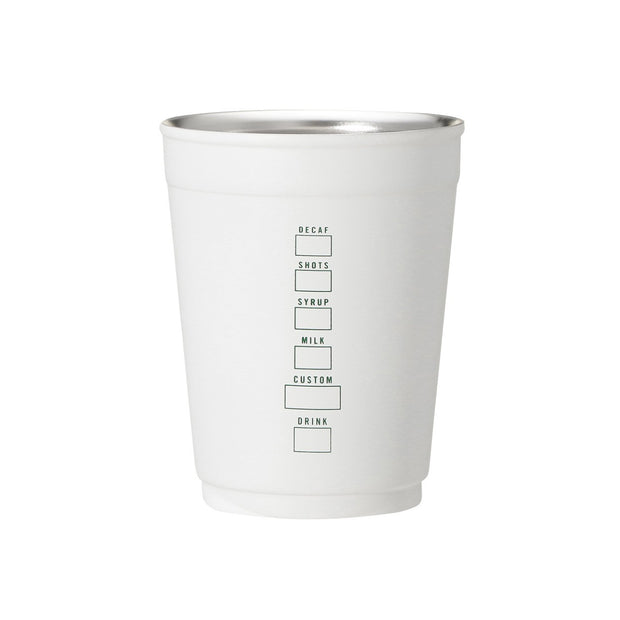 Starbucks 2WAY Stainless Steel Cup/Holder Matte White