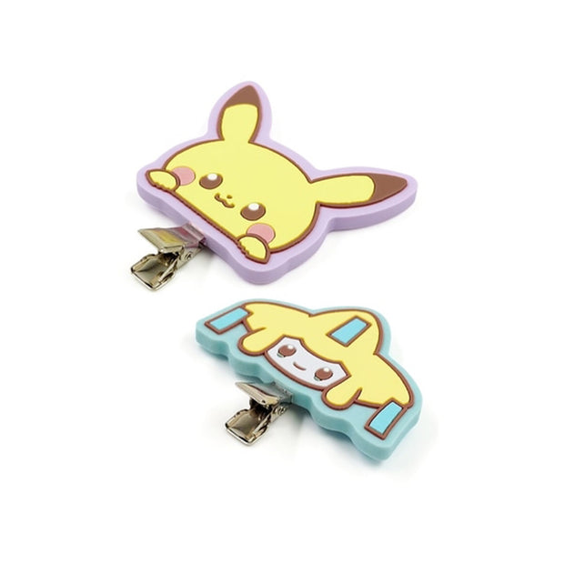 Pokemon PokePeace Rubber Hair Clip: Pikachu and Jirachi