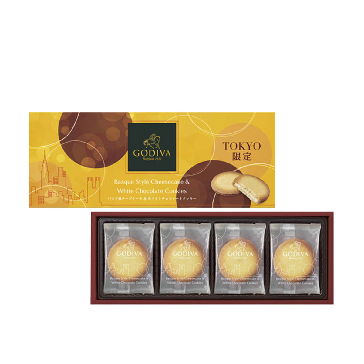 Godiva Tokyo Basque Cheesecake & White Chocolate Cookies