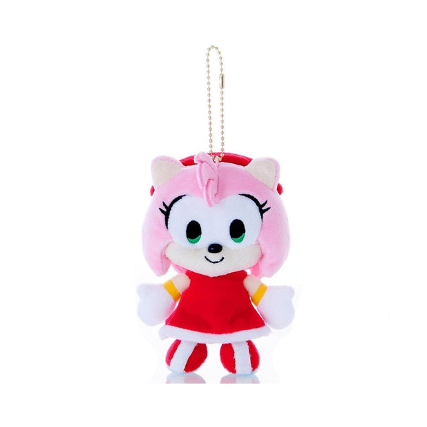 Hedgehog Amy Rose De Peluche Sonic Friends Keychain Plushie: Amy