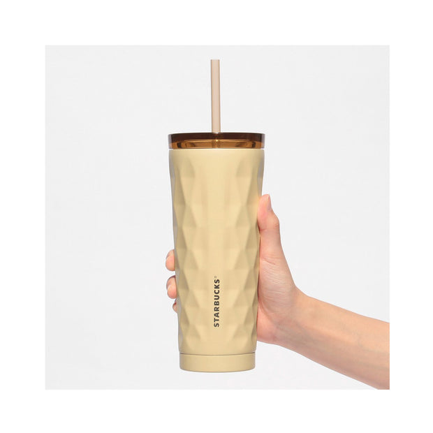 Starbucks Autumn Festival 2025 Cold Drink Cup Tumbler Moon Beige
