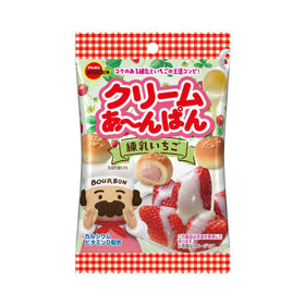 Bourbon Cream Anpan Condensed Milk Strawberry