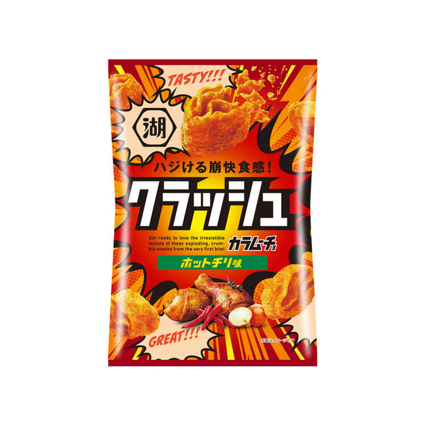Crushed Karamuucho Hot Chili Flavor Potato Chips