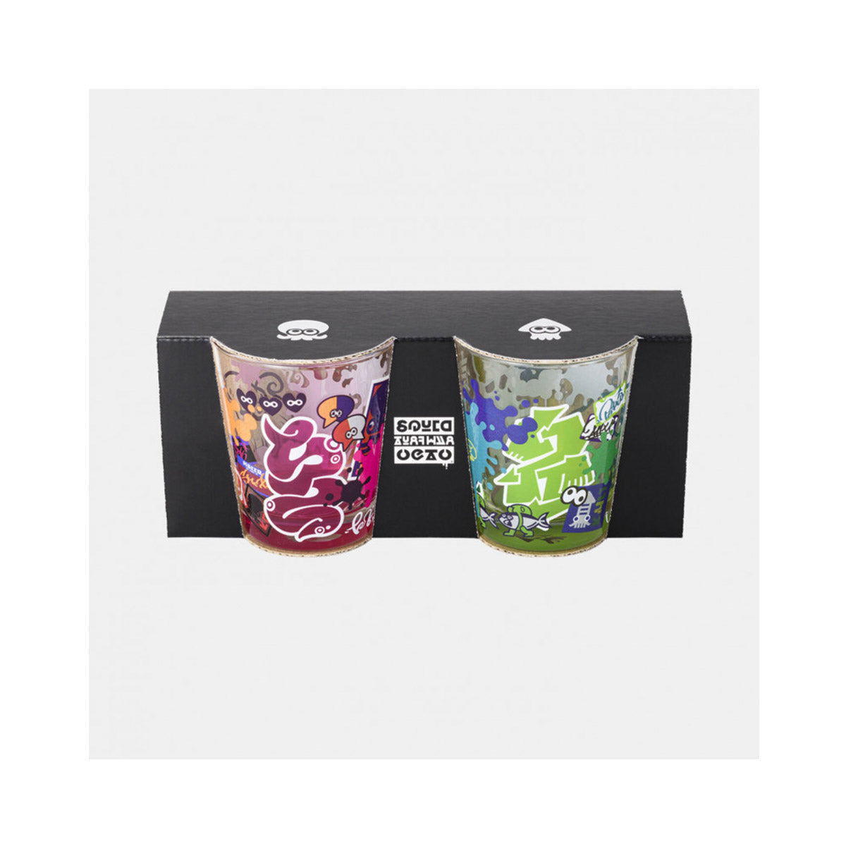 Nintendo Tokyo Glass Set Squid or Octo Splatoon
