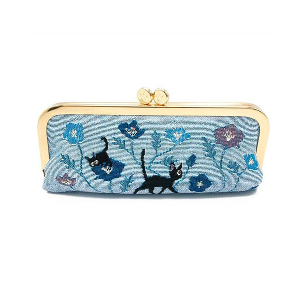 Ghibli Kiki's Delivery Service "Blue Carpet" Clasp Horizontal Pouch