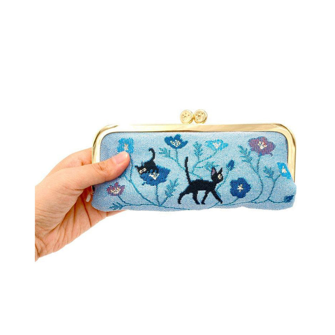 Ghibli Kiki's Delivery Service "Blue Carpet" Clasp Horizontal Pouch