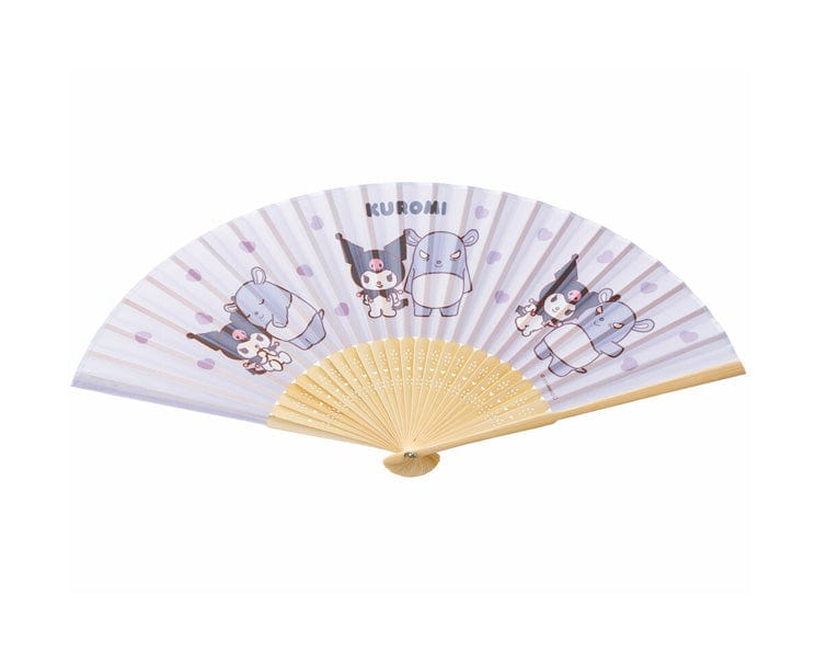 Add a dash of mischief to your cooling routine with the Sanrio Sensu Fan featuring Kuromi! This stylish and traditional folding fan is perfect for keeping cool with a playful edge.

Size: 
When folded: 22 x 3 cm // 8.7 x 1.2 in
When open: 37 x 3 x 22 cm // 14.6 x 1.2 x 8.7 in
