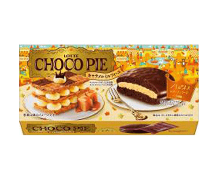 Lotte Choco Pie: Caramel Mille-Feuille