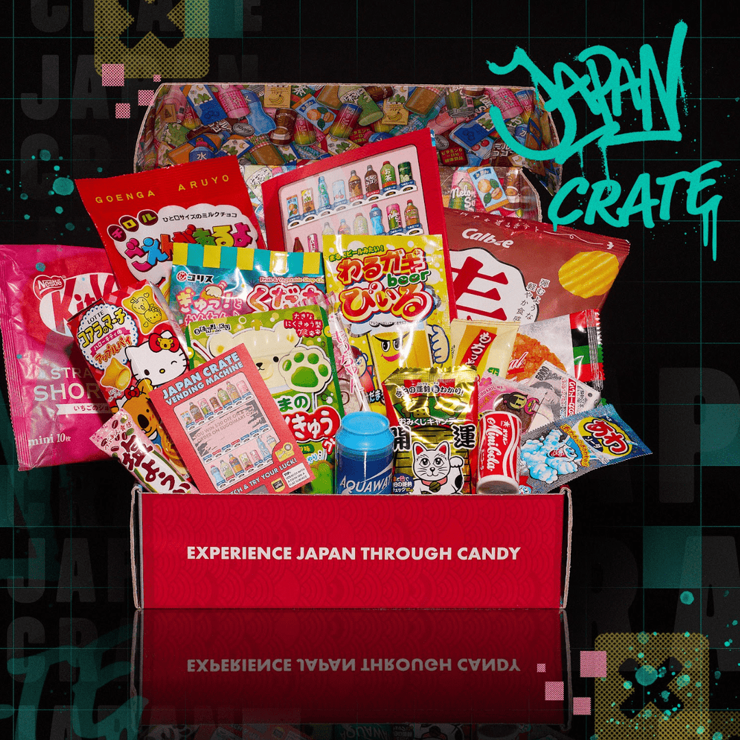 Japan Crate's selection of snacks