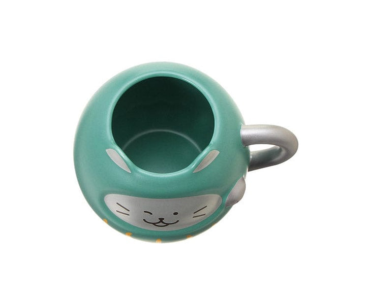 Starbucks New Year 2024 Green Daruma Mug thumbnail 3