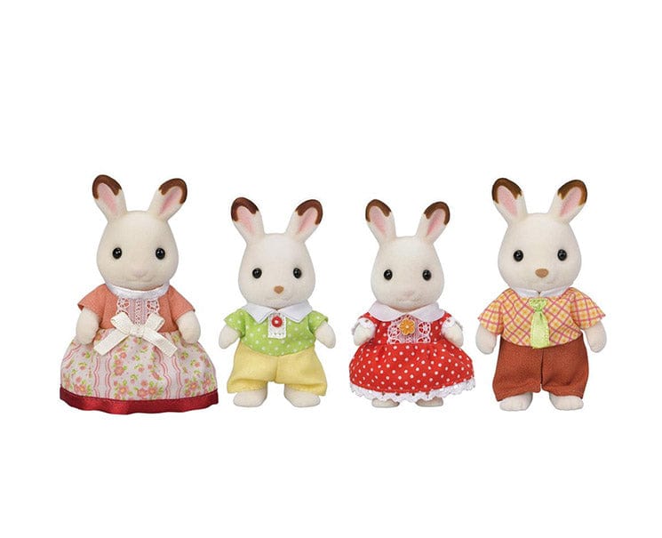 Sylvanian Families Doll Chocolate Rabbit Family