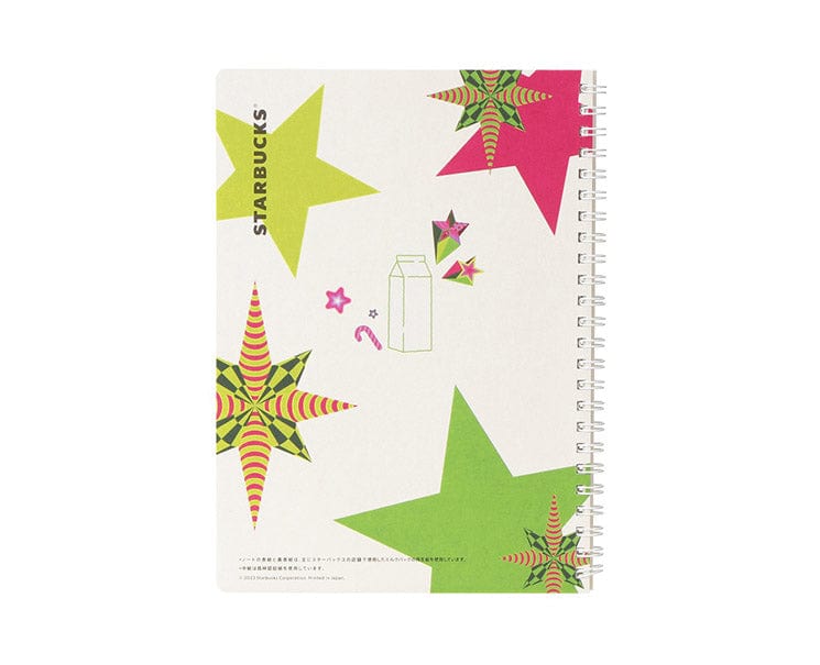Starbucks Japan Holiday 2023 White Canvas Notebook