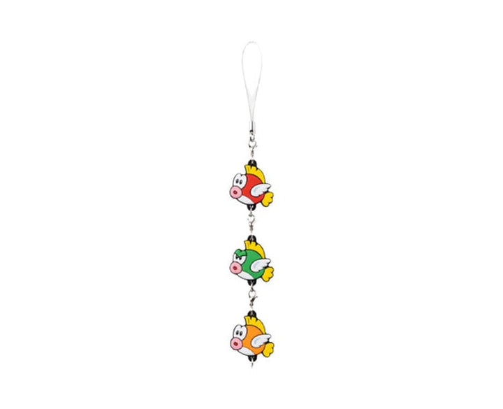 Super Mario Linking Cheep Cheep Rubber Keychain