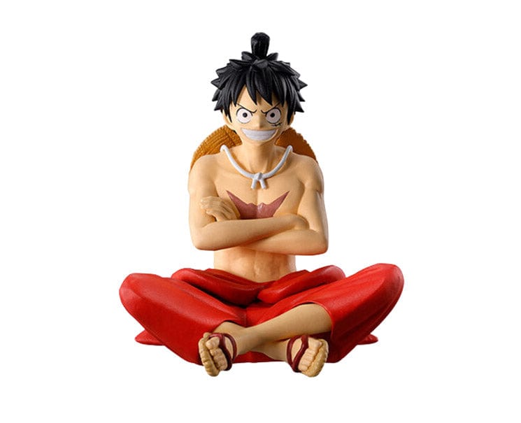 One Piece Luffy or Yamato Sitting Figures Gachapon