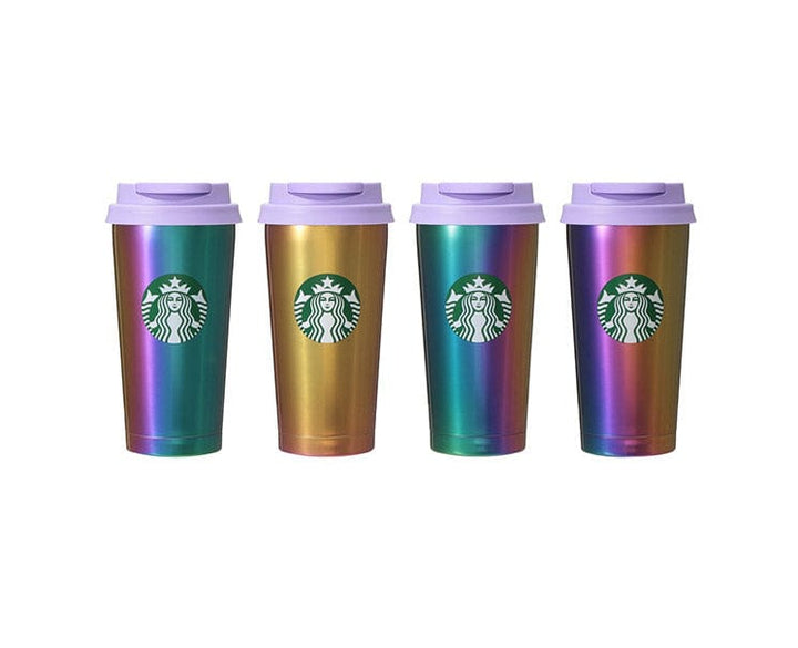 Starbucks Japan Holiday 2023 Rainbow Logo Tumbler
