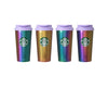 Starbucks Japan Holiday 2023 Rainbow Logo Tumbler