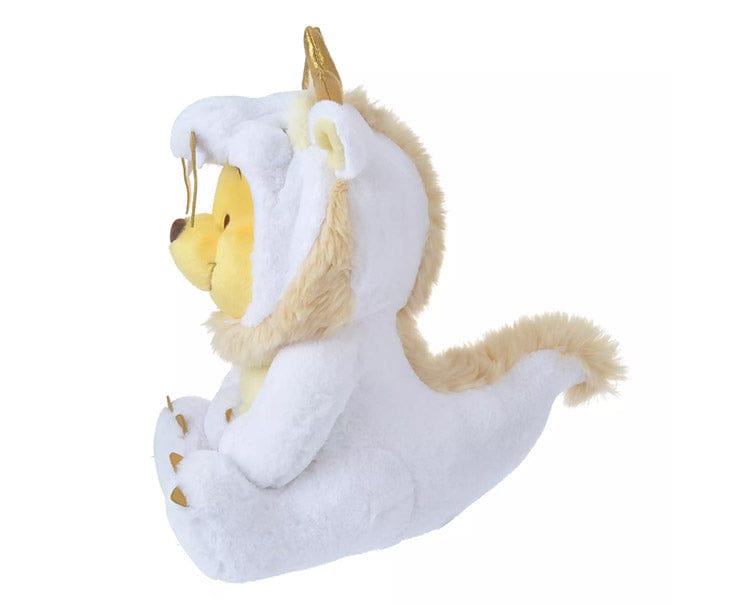 Disney Year of Dragon White Winnie-the-Pooh Plush (M)