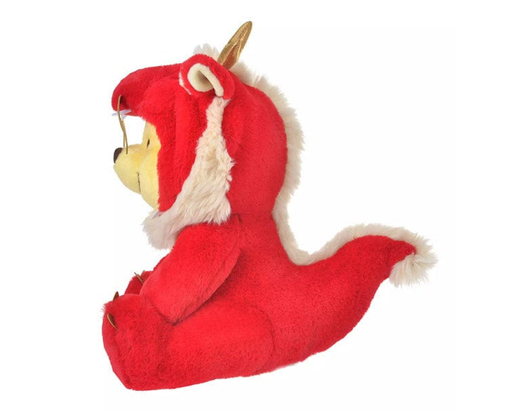 Disney Year of Dragon Red Winnie-the-Pooh Plush (M) thumbnail 2