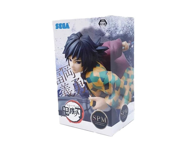 Dive into the world of Demon Slayer with this stunning Giyu Tomiyoka figure. With his serene expression and powerful Water Hashira stance, this figure is a perfect tribute to Giyu& thumbnail 1