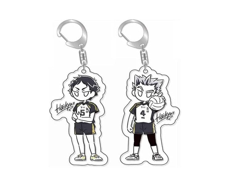 Show your love for Haikyu!! with Acrylic Keychain Set B, featuring fan-favorites in action-packed designs! Perfect for your bag, keys, or just to collect, these keychains are a must-have for any true fan.

Size: 0.1 x 2.2 x 4.7 cm // 0.04 x 0.86 x 1.85 in