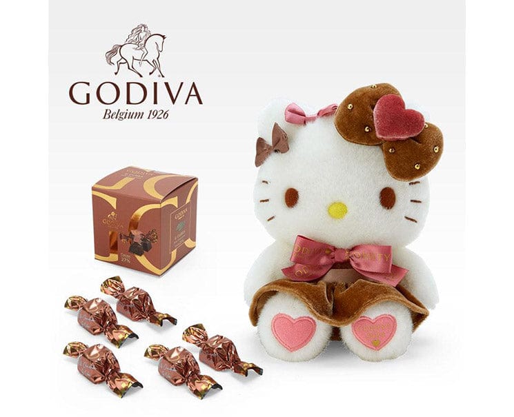 Sanrio x Godiva 2024 Hello Kitty Plush Set