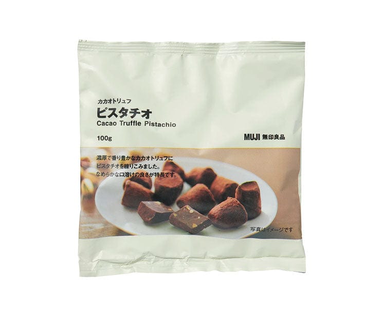 Pistachio cacao truffes