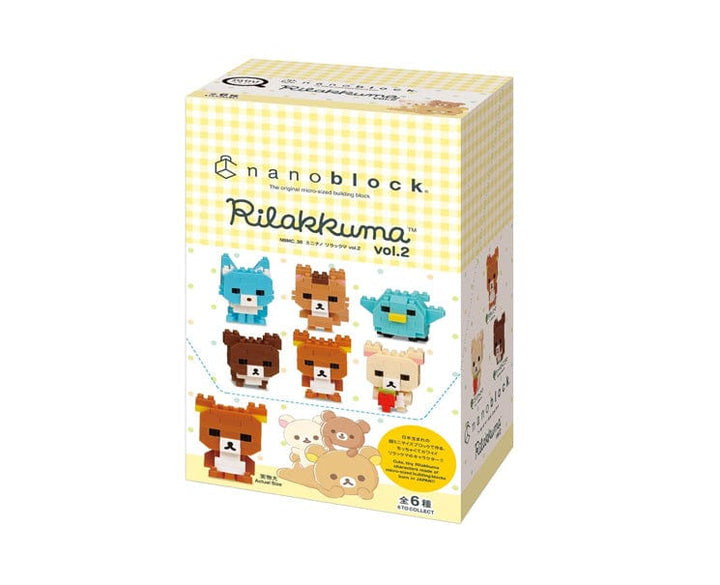 Build your own tiny Rilakkuma world with the SAN-X Rilakkuma Vol. 2 Nanoblock Blind Box! Each box is a delightful surprise, adding an element of fun and collectibility to your day.
Each purchase comes with 1 out of 6 unique Rilakkuma Nanoblack characters! Collect them all and add variety to your collection.
Size: 2.2 x 2.8 x 3.5 cm // 0.86 x 1.10 x 1.38 in thumbnail 1