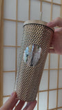 Starbucks Japan Holiday 2023 Gold Cold Cup thumbnail 2