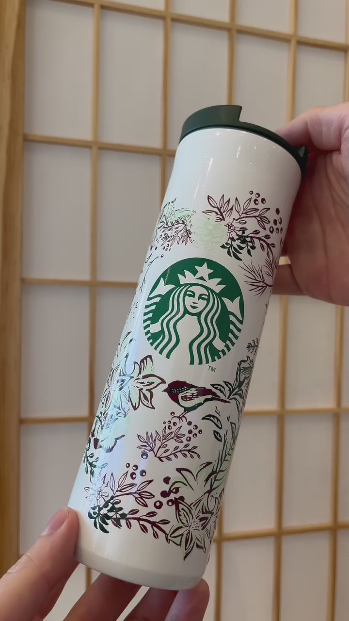 Starbucks Japan Holiday 2023 Forrest Bottle