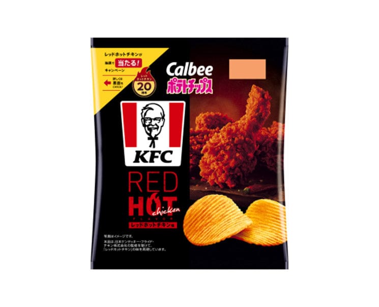 Calbee Potato Chips KFC Red Hot Chicken Flavor