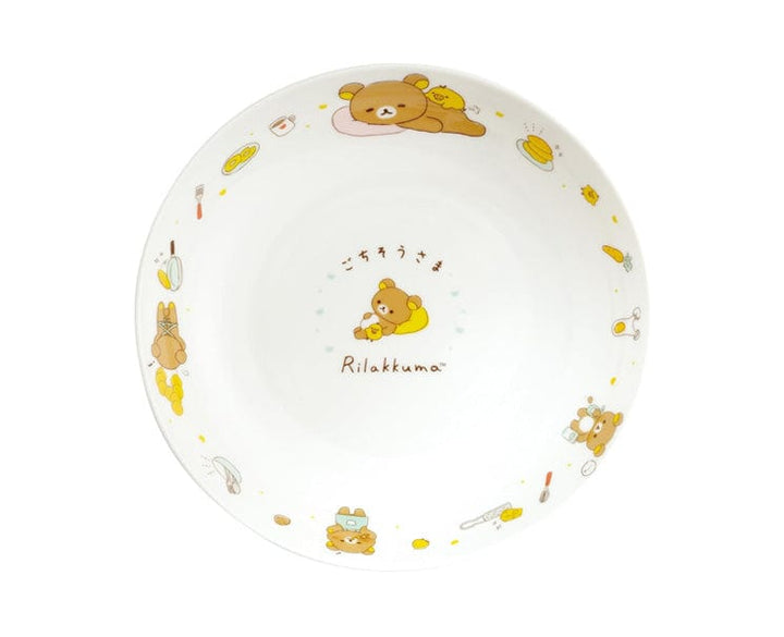 Enjoy your meals with a smile using the SAN-X Pasta Curry Plate Rilakkuma! This plate brings Rilakkuma& thumbnail 1