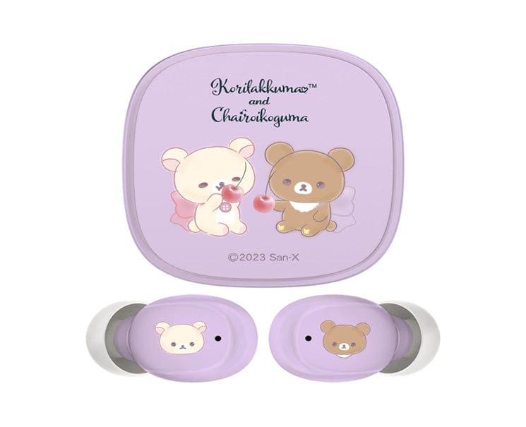 Elevate your music game with the SAN-X Wireless Earphones Purple Rilakkuma! Enjoy crystal-clear sound and a touch of cuteness with Rilakkuma by your side in a dreamy purple hue.

This item features Bluetooth 5.3 technology and charges fully in just 1.5 hours.

Size: ‎13.1 x 11.5 x 6.1 cm // 5.15 x 4.52 x 2.4 in