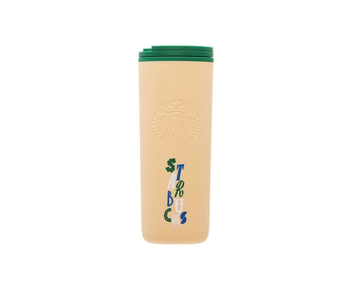 Savor your coffee sustainably with the Starbucks Recycled PP Tumbler in Beige. Earth-friendly and trendy, it& thumbnail 1