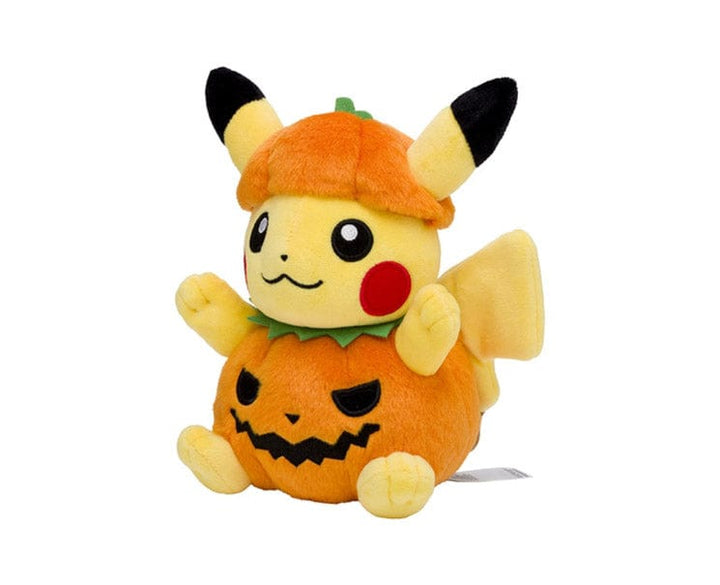 (Sunsetted) Pokemon Paldea Spooky Halloween Pumpkin Pikachu Plush thumbnail 2