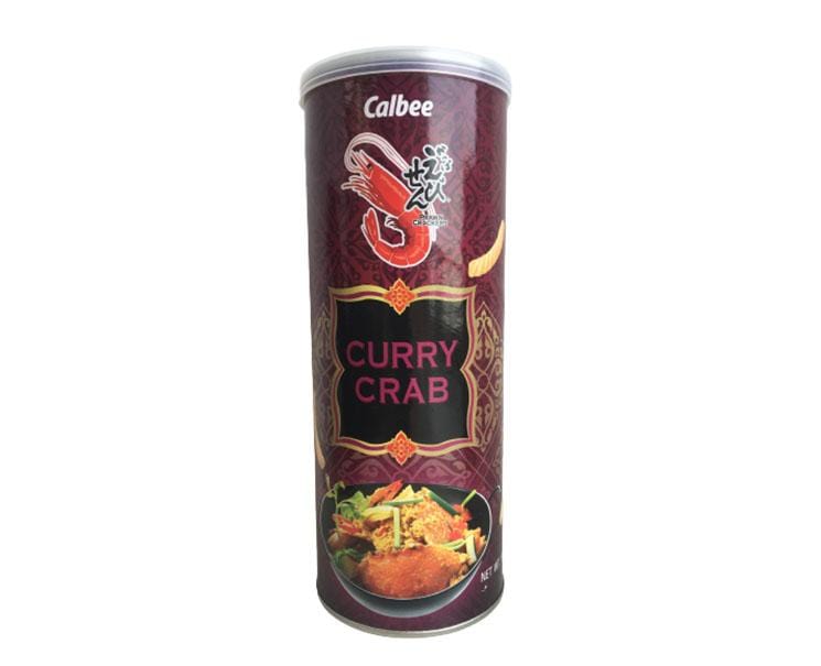 Calbee Prawn Crackers: Curry Crab Candy and Snacks Sugoi Mart