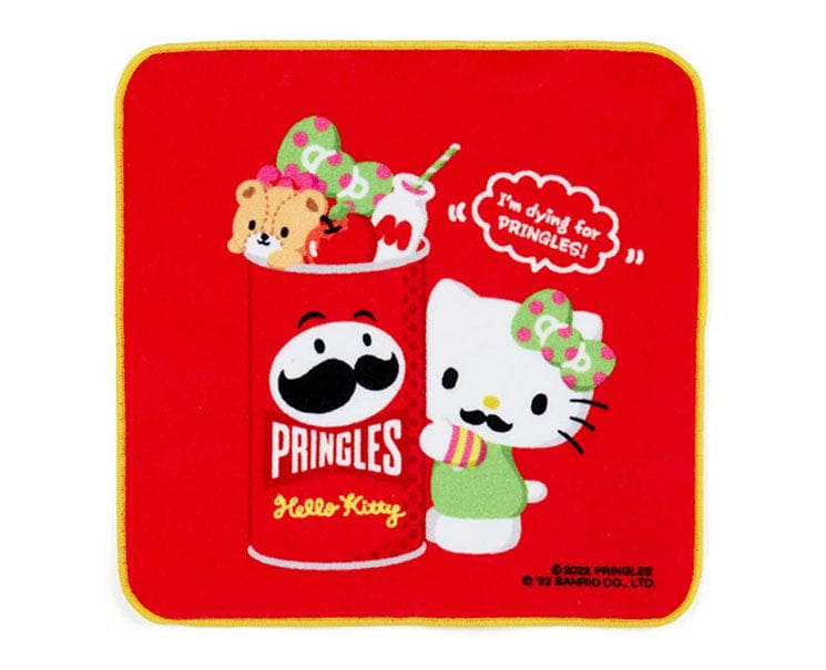 Pringles x Sanrio Hello Kitty Mini Towel Anime & Brands Sugoi Mart