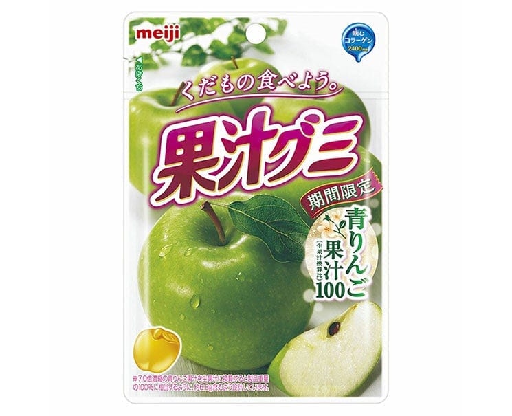 Kajuu Gummy: Green Apple Candy & Snacks Meiji